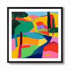 Abstract Park Collection Parc De La Tete D Or Lyon France 1 Art Print