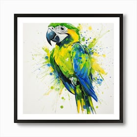 Parrot Painting 1 Art Print