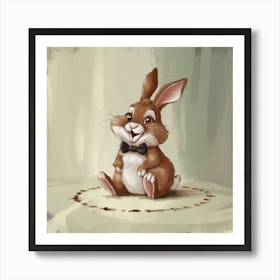 Cute Bunny Art Print