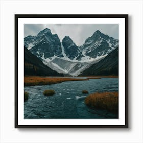 Mountains Stock Videos & Royalty-Free Footage Art Print