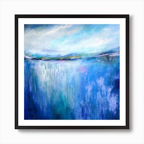 Blue Landscape Art Print