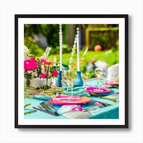 Table Setting 6 Art Print