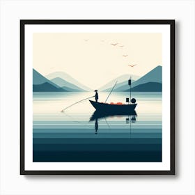 Casting Reflections Art Print