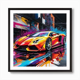 'Lambo' 3 Art Print