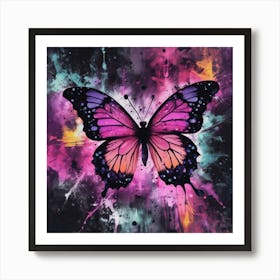 Butterfly Painting 334 Art Print