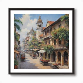 Old Manila Philippines  Art Print