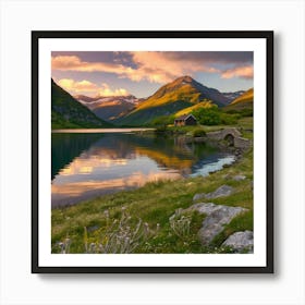 Fjords In Norway 1 Art Print