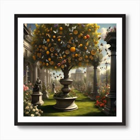 Garden Of Trees Art Print