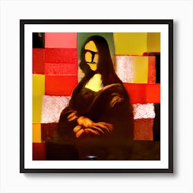 Contemporary Monna Lisa Art Print