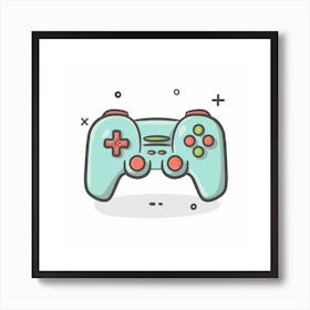 Video Game Controller 12 Art Print