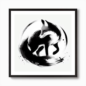 Fox Painting 3 Art Print