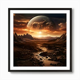 Landscape Wallpaper 3 Art Print