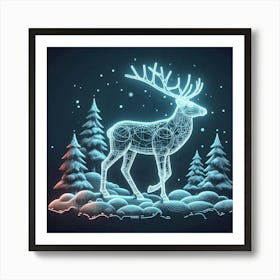 Deer In The Forest Poster