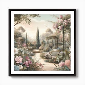 in to the Garden Art Print