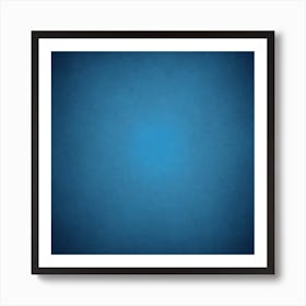 Blue Abstract Background Art Print