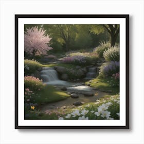 Spring Garden Art Print