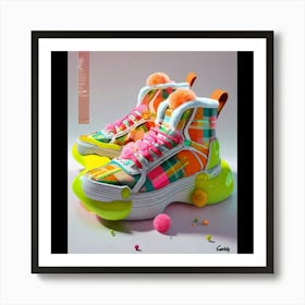 Colorful Sneakers Art Print