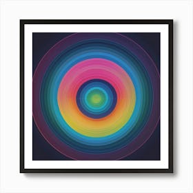 Rainbow Circle 1 Art Print