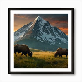 Best mountain Arts Art Print