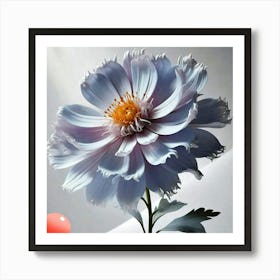 Aster Flower Art Print