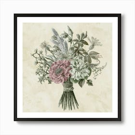 Bouquet Of Flowers 17 Art Print