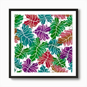 Tropic Leaves Art Print