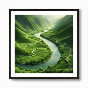 Landscape - Landscape Stock Videos & Royalty-Free Footage 1 Art Print