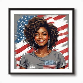 American Girl 3 Art Print
