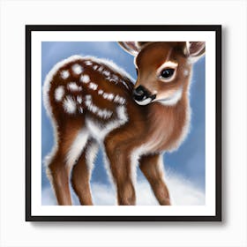 Adorable Fawn Art Print