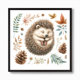 Hedgehog 2 Art Print