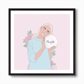 Thoughts Art Print