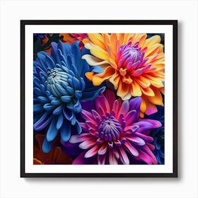 Chrysanthemums Art Print