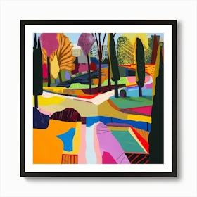 Abstract Park Collection Regents Park London 3 Art Print