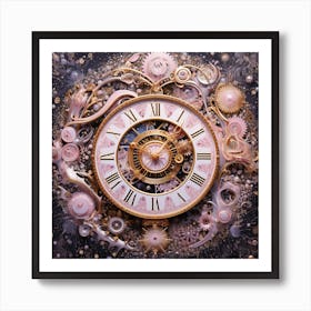 Clock 3 Art Print