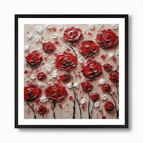 Red Roses Art Print