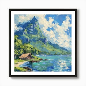 A Tahiti In French Polynesia Oil Painting Illust 1720357430 3 Affiche