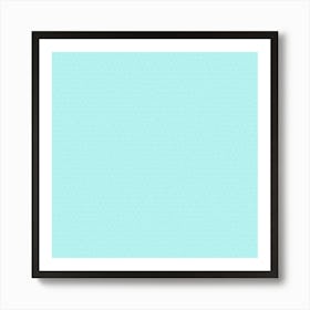 Bathroom Style Blue Frosted Glass Art Print