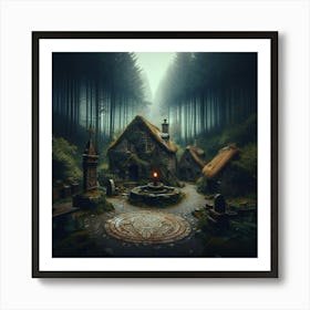 House In The Woods Art Print