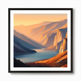 Yosemite Landscape 1 Art Print