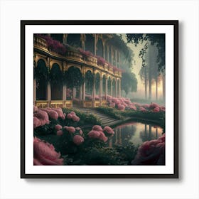 Pink Roses Art Print