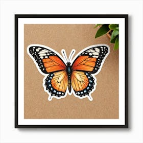 Monarch Butterfly Art Print