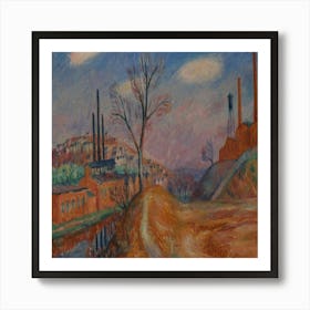 Landscape–Factories By William James Glackens Art Print