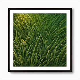 Green Grass Background 28 Art Print