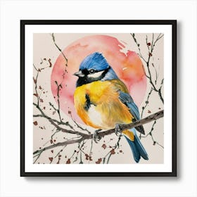 Blue Tit Art Print