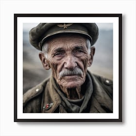 Portrait Of An Old Soldier Póster