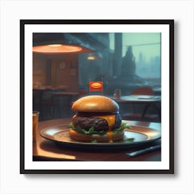 Burger 51 Art Print