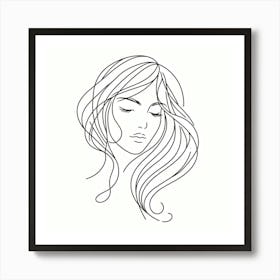 Portrait Of A Woman 6 Art Print