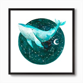 Cosmic Whale 1 Art Print