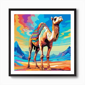 Camel Painting 1 Art Print
