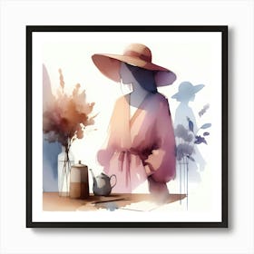 Watercolor Painting 6 Art Print